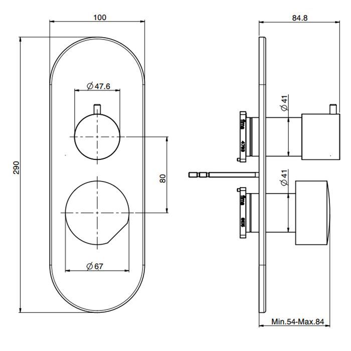 FIMA|Carlo Frattini SO Ручка для смесителя, цвет хром