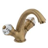 PRESTIGE CRYSTAL Смеситель для раковины, бронза