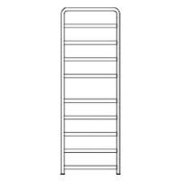 Электрический полотенцесушитель Grota Fiado 527х1500 Хром