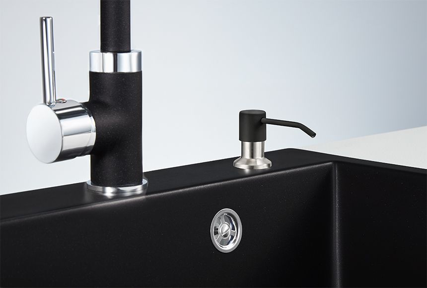 Дозатор для кухонной мойки GRANULA (1403, ТУРМАЛИН), артикул 1403, ТУРМАЛИН