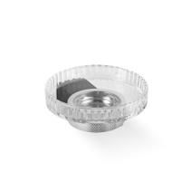 Decor Walther Club WSS Мыльница подвесная, граненое стекло, цвет: черный матовый / хром