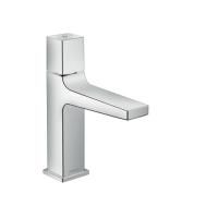 Смеситель для раковины, Hansgrohe, Metropol, отверстия для монтажа-1, высота, мм-203, вынос излива, мм-136, донный клапан-есть, стандарт подвода воды-3/8", цвет-хром, со сливным клапаном Push-Open