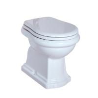 BELLA Унитаз напольный, выпуск в пол, белая керамика