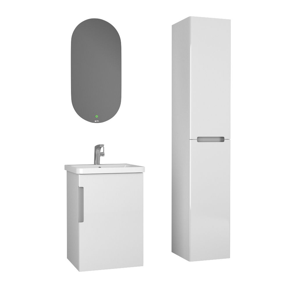 Тумба RUNN 50 с дверкой, белая NEW