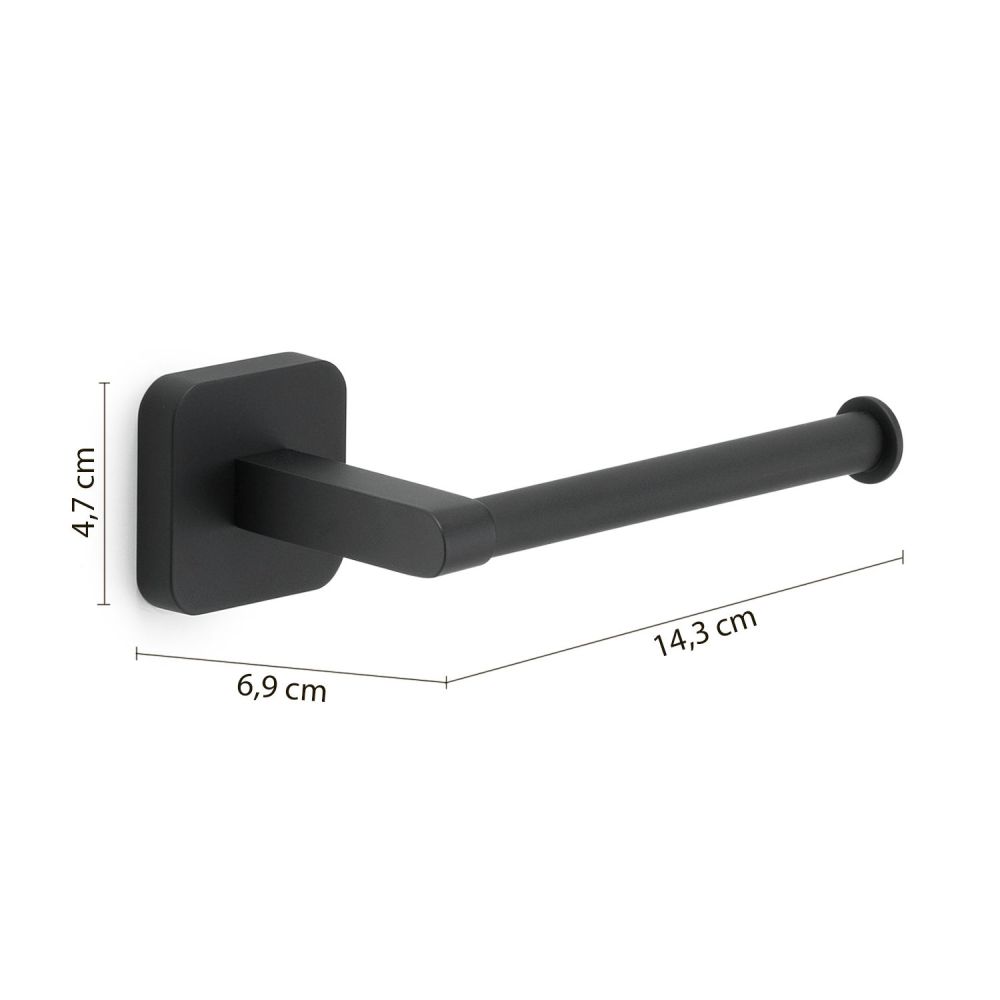 Gedy Tonga, бумагодержатель, цвет черный матовый, артикул TO24(14)