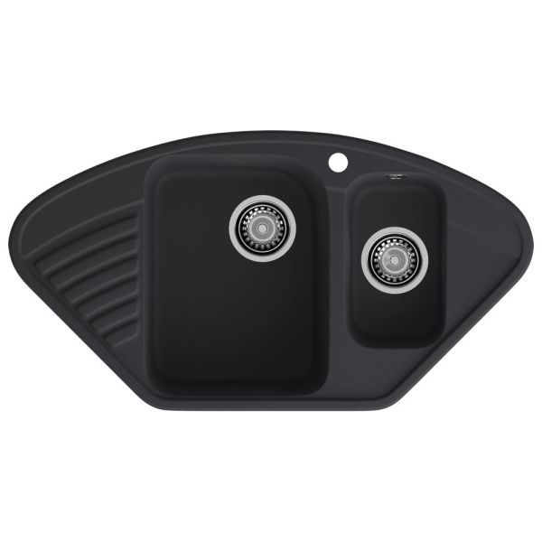 Кухонная мойка GranFest QUARZ 14, черный