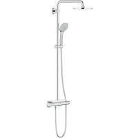 Душевая система GROHE Euphoria 210 с термостатическим смесителем и полочкой, хром (26363000) Душевая система GROHE Euphoria 210 с термостатическим смесителем и полочкой, хром (26363000)