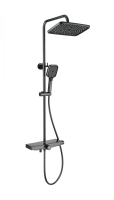 Душевая система с термостатом WONZON & WOGHAND ThermoKlick, Темный графит (WW-B3098-A-BGG)