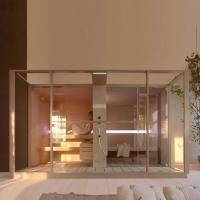 Effegibi Logica Spa Filo Сауна&Хаммам 373x250xh217см, пристенная, цвет: White Cloud