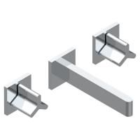 THG ICON-X METAL Смеситель для раковины настенный, на 3 отверстия, внешняя часть, цвет хром