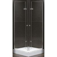 Душевой уголок Cezares Elena W-AS-2 80x80 ELENA-W-AS-2-80-C-Cr профиль Хром стекло прозрачное