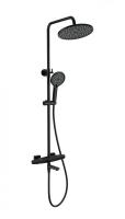 Душевая система с термостатом WONZON & WOGHAND NEO, Черный матовый (WW-B3046-A1-MB)