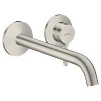 AX One Смеситель для раковины, настенный, цвет сталь AX One Смеситель для раковины, настенный, цвет сталь