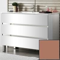 Тумба с раковиной SanVit Кубэ-3 100 kkube3100 в цвете Ral Капучино Тумба с раковиной SanVit Кубэ-3 100 kkube3100 в цвете Ral Капучино