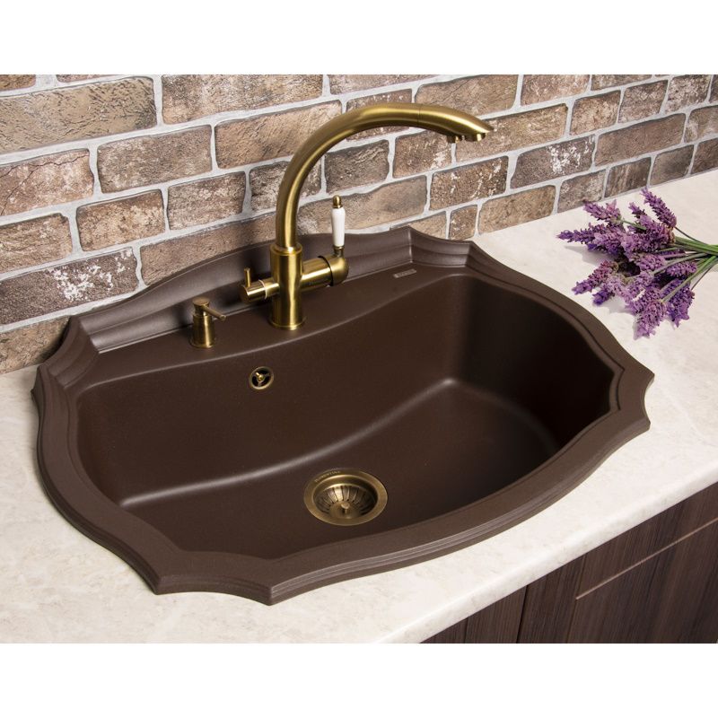 Дозатор для кухонной мойки Florentina КАСКАД 703.725.0000.700, бронза, артикул 703.725.0000.700