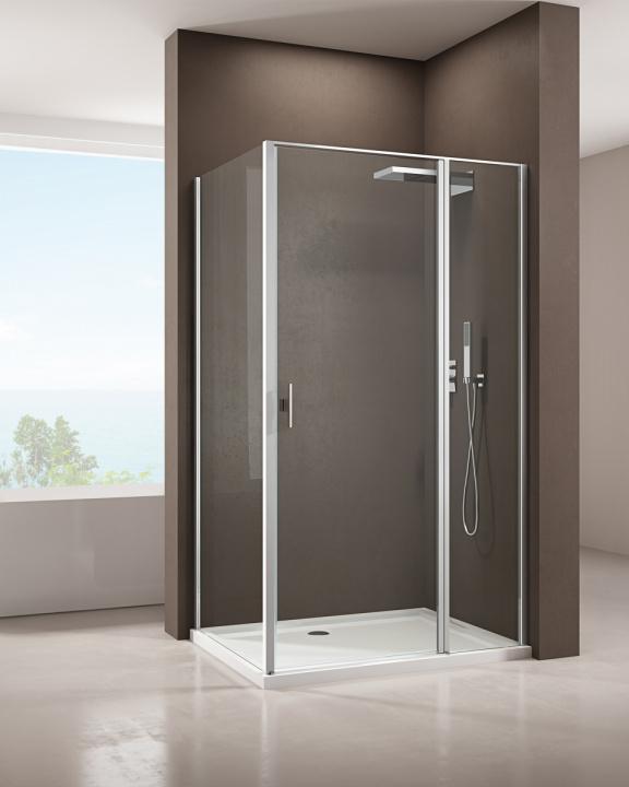 Душевой уголок Allen Brau Priority 100x90 3.31028.00 + 3.31043.00 хром