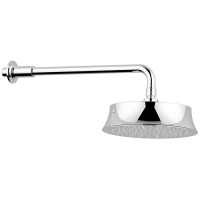 CISAL Cherie Верхний душ d=220мм, L350, для настенного крепления, цвет хром