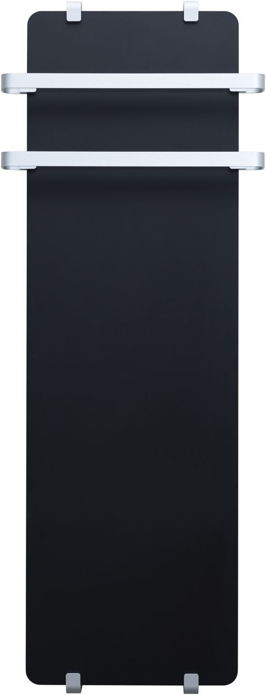 Полотенцесушитель электрический Allen Brau Infinity 120x44 с рейлингом 2.0 и креплением, серебро браш