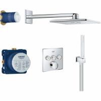 Набор GROHE GROHTHERM SMART CONTROL 34712000 (хром, металл/пластик), шт Набор GROHE GROHTHERM SMART CONTROL 34712000 (хром, металл/пластик), шт