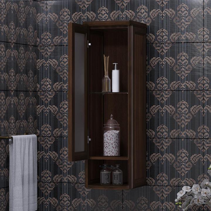 Шкаф подвесной одностворчатый Клио левый Opadiris Орех антикварный