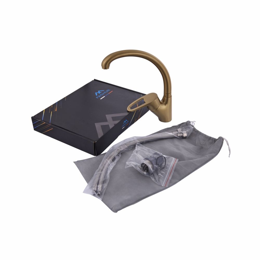 Смеситель для кухни FASHUN A4165-21, бронза