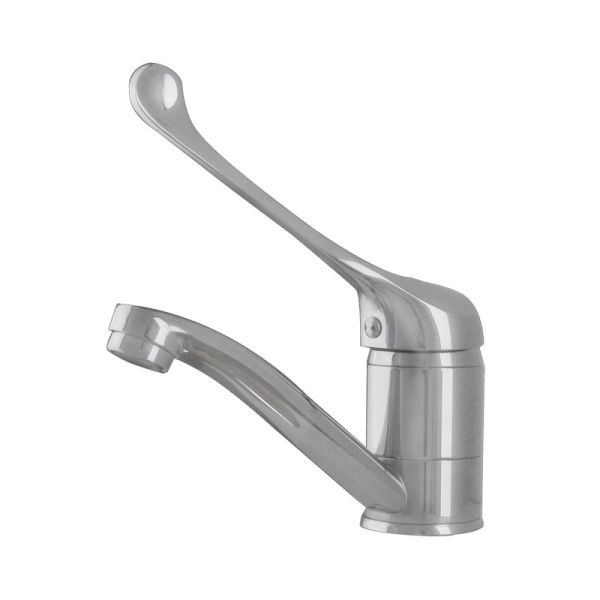 Смеситель для кухни с хирургической ручкой Сантаком stMIRA 5479, хром