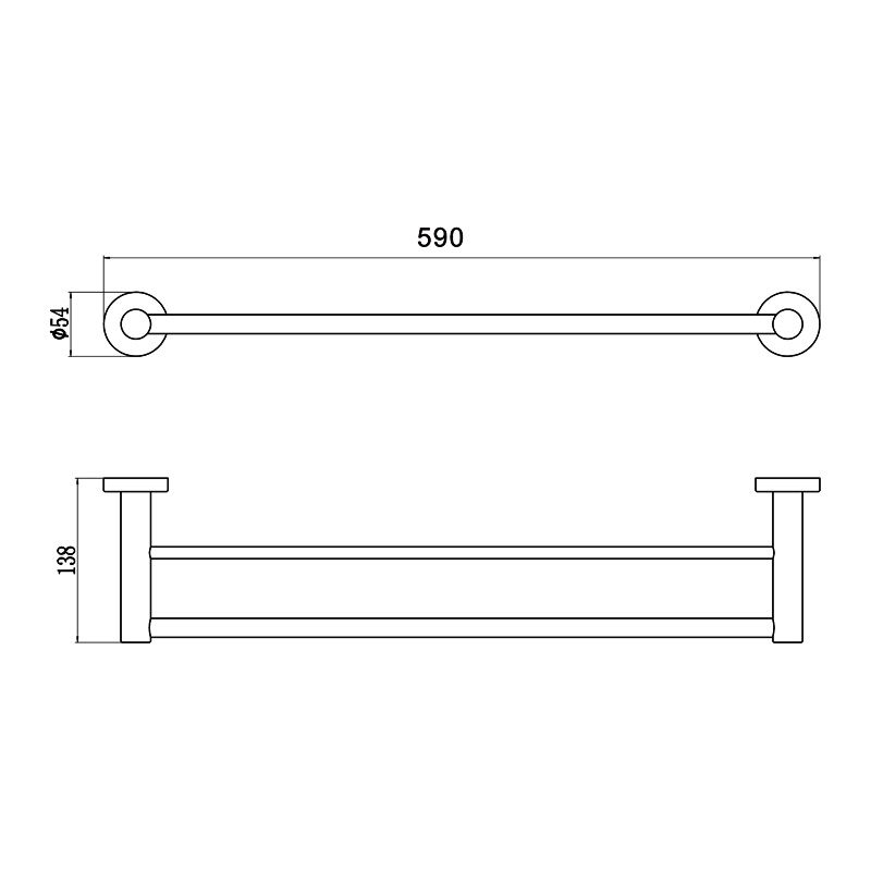Полотенцедержатель Savol S-005648Q, графит