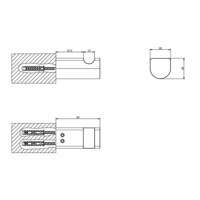 GESSI Rilievo Крючок одинарный, цвет: хром GESSI Rilievo Крючок одинарный, цвет: хром