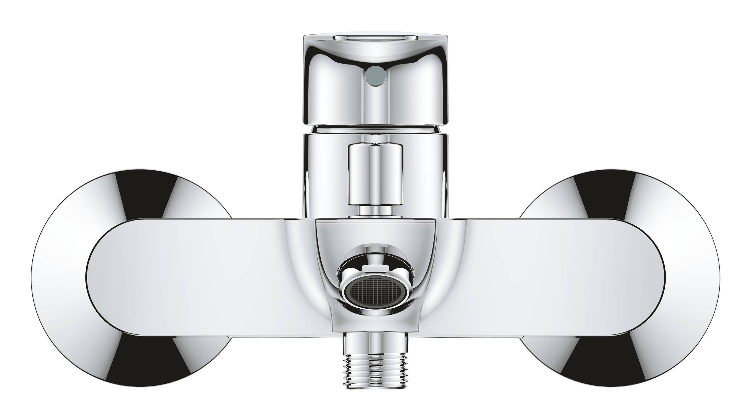 Смеситель для ванны с душем  GROHE START EDGE 24198001 (хром, L-16,6), шт Смеситель для ванны с душем  GROHE START EDGE 24198001 (хром, L-16,6), шт