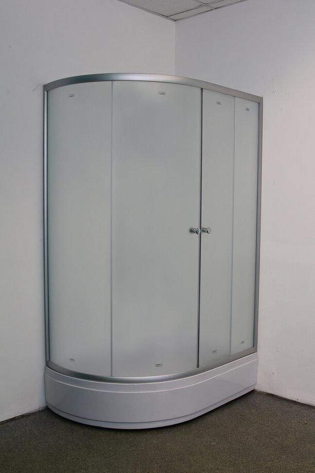 Уголок ZFM1201R душевой PARLY с поддоном (120х80х195)