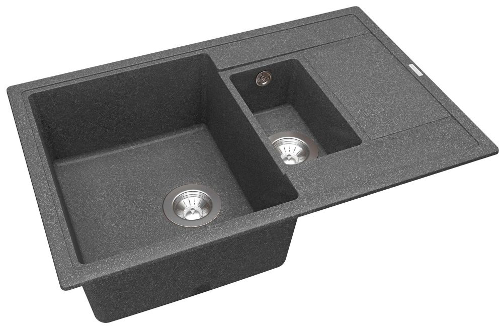 Кухонная мойка Florentina ЛИПСИ 20.250.D0780.102, черный, артикул 20.250.D0780.102