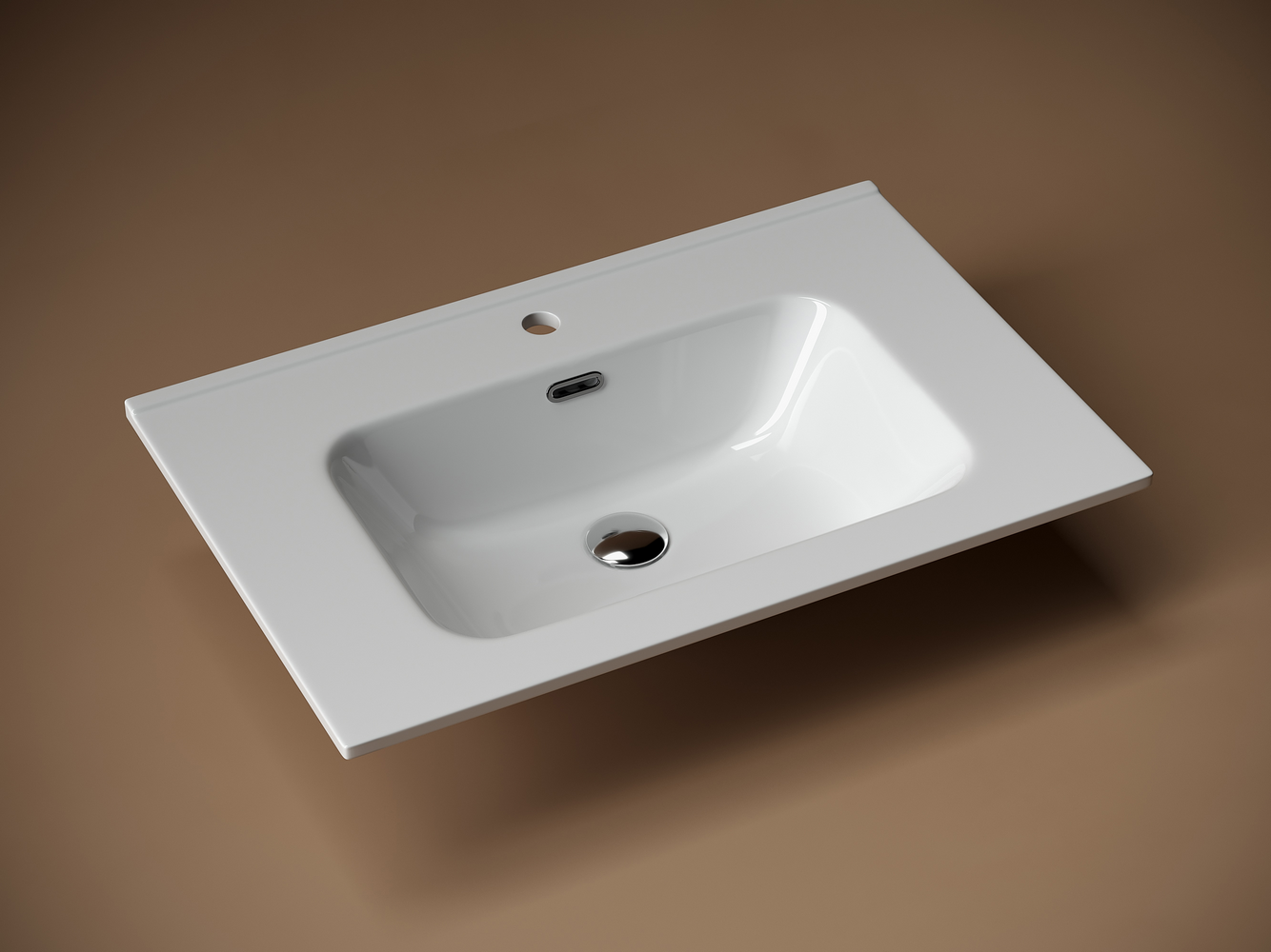 Умывальник накладной прямоугольный Элемент (Element) 710x465x180мм, артикул CN7007