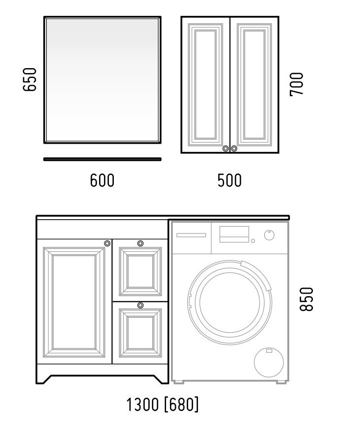 Шкаф подвесной "Леон 50"