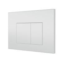 Кнопка смыва Nikel White Matt для инсталляции Hasvik (Хасвик), ABS пластик