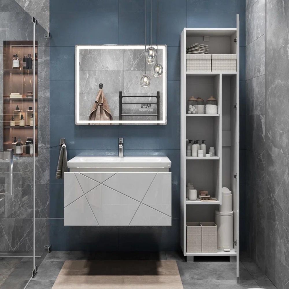 Тумба под раковину подвесная VIGO Geometry 035, 80 см, артикул 035