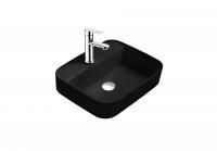 Раковина накладная для установки на столешницу AQUATEK ВЕГА  AQ5506-MB 500*395*140, с отверстием под смеситель, матовый черный Раковина накладная для установки на столешницу AQUATEK ВЕГА  AQ5506-MB 500*395*140, с отверстием под смеситель, матовый черный