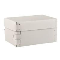Colombo Adj Коробка Snob, 25x15H13,5 см, цвет: белый/панна котта Colombo Adj Коробка Snob, 25x15H13,5 см, цвет: белый/панна котта