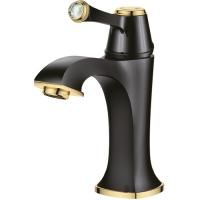 Смеситель для раковины Creavit Elegant EG1500-S Черный Золото