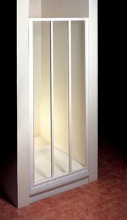 Душевая дверь в нишу Ravak Supernova ASDP3-130 белая+Тpанспаpент Душевая дверь в нишу Ravak Supernova ASDP3-130 белая+Тpанспаpент