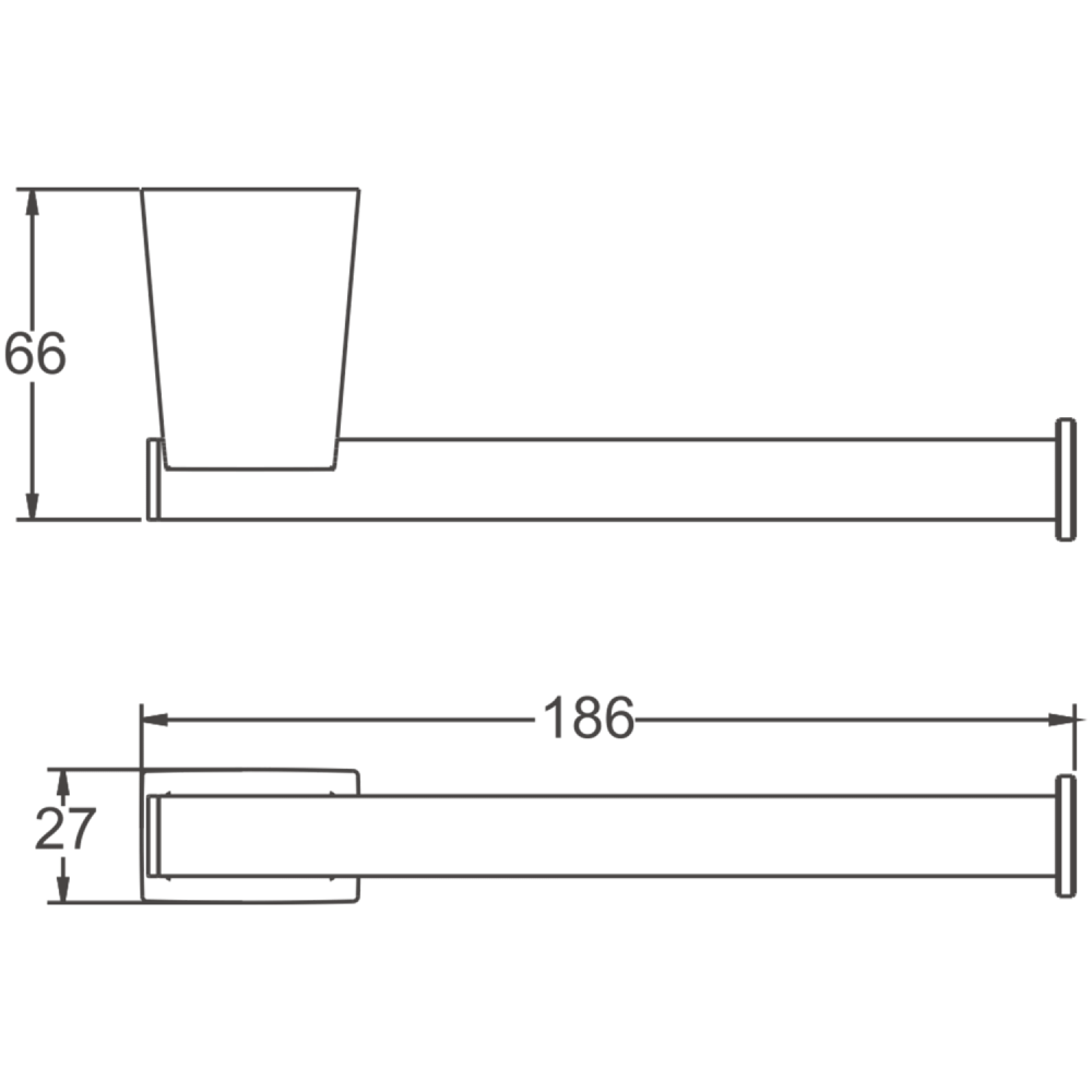 Держатель для туалетной бумаги BELZ B91503-2, белый, артикул B91503-2