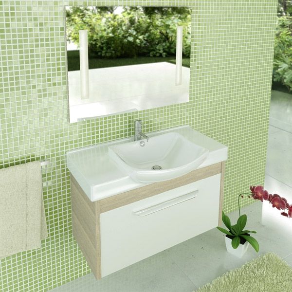 Зеркало Comforty Жасмин 85 4140520 с подсветкой с сенсорным выключателем