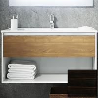 Тумба с раковиной SanVit Контур 60 kkont060 с фактурой под дерево подвесная Черное дерево Тумба с раковиной SanVit Контур 60 kkont060 с фактурой под дерево подвесная Черное дерево