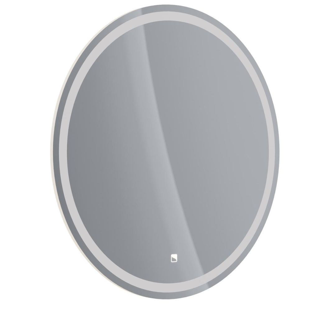 Зеркало Dreja Luno 60x60 см, белый, артикул 99.2008