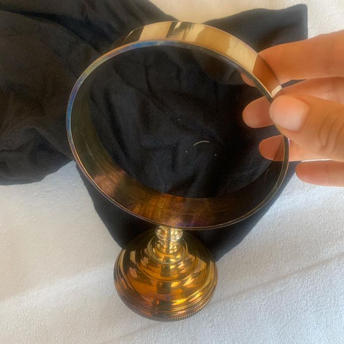 Devon Gemstone Ерш подвесной в керамичнской колбе, цвет держателя  античная латунь