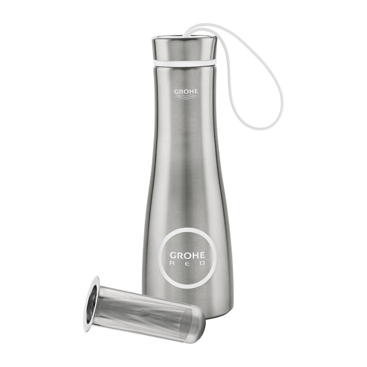 Термобутылка GROHE Red, нержавеющая сталь, (40919SD0) Термобутылка GROHE Red, нержавеющая сталь, (40919SD0)