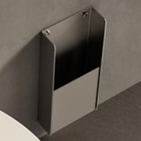Agape Mach 2 Диспенсер для санитарных пакетов подвесной 30x12.8 см, цвет: сатин Agape Mach 2 Диспенсер для санитарных пакетов подвесной 30x12.8 см, цвет: сатин