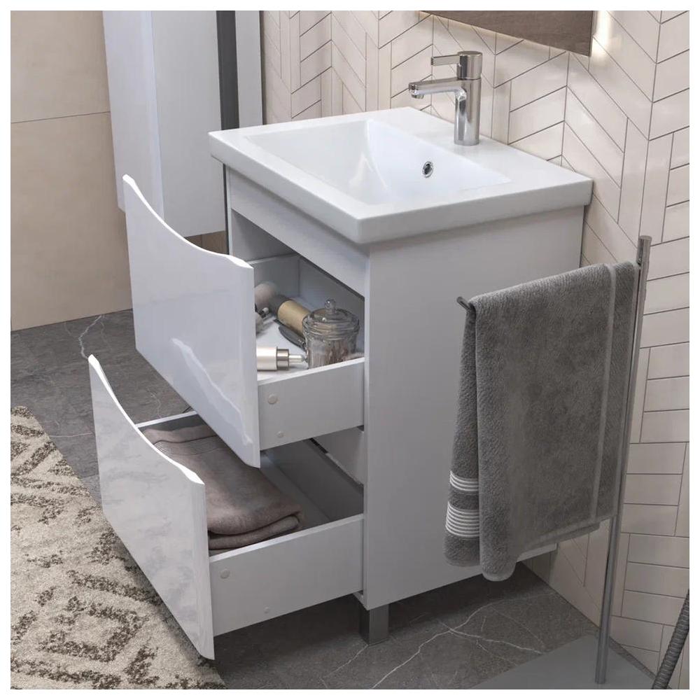 Тумба с раковиной напольная VIGO Glem  322-com, 60 см, артикул 322-com