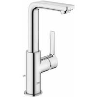 Смеситель для раковины GROHE Lineare New с донным клапаном, L-Size, хром (23296001)