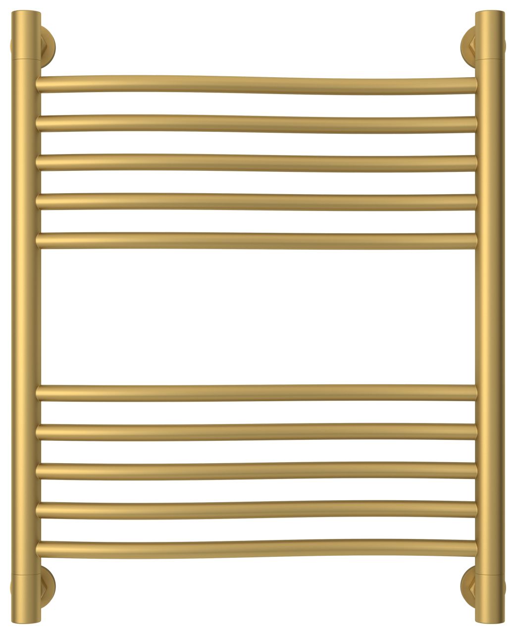 Полотенцесушитель водяной "ФЛЮИД+" 600х500 (Матовое ЗОЛОТО)
