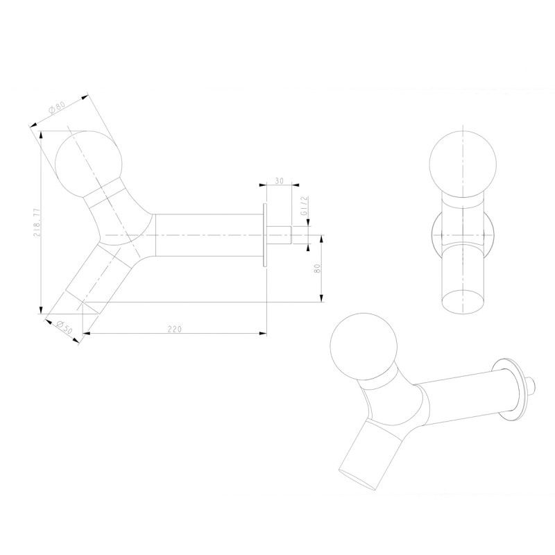 Душевая система встраиваемая Bronze de Luxe LIBERTY 5011GG-L, графит, артикул 5011GG-L